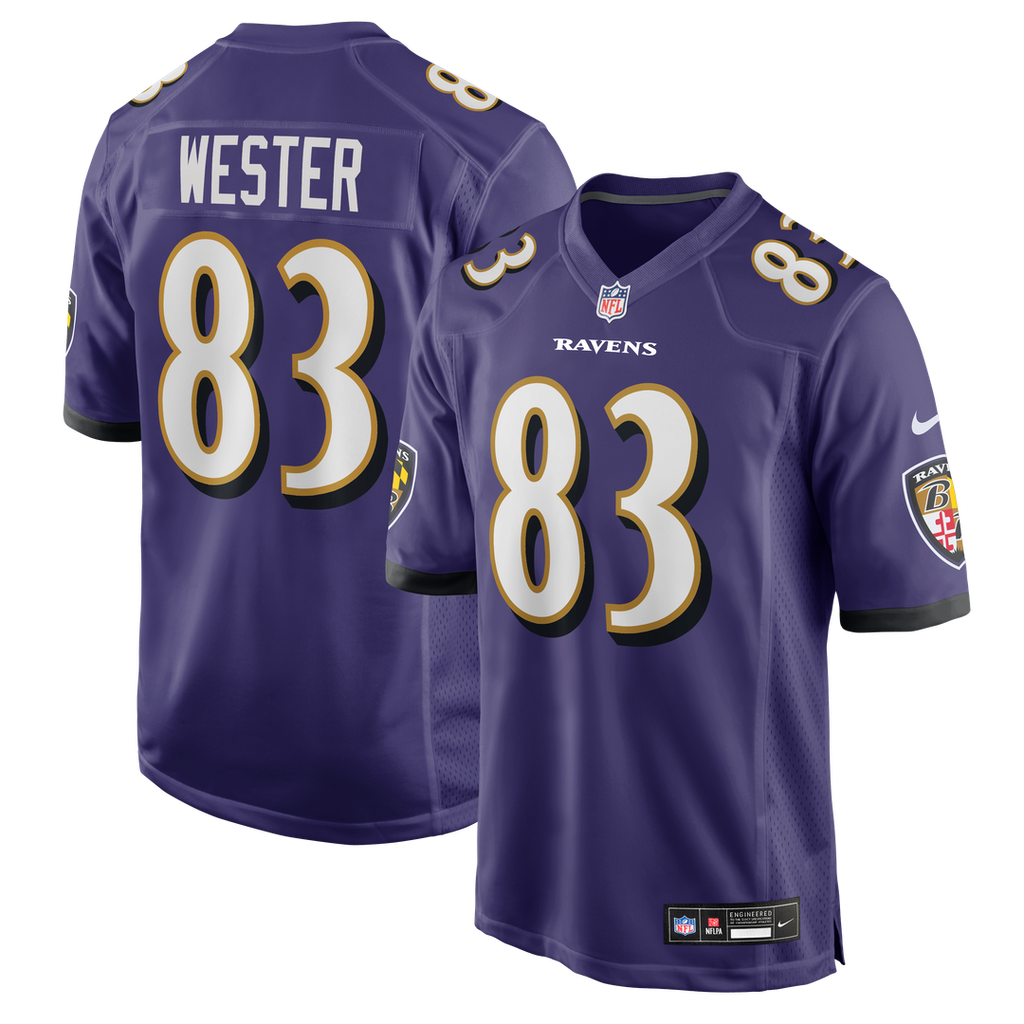 Baltimore Ravens LaJohntay Wester Nike Team Game Jersey - Purple