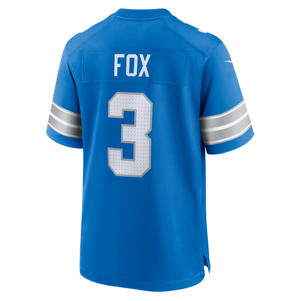 Detroit Lions Jack Fox Nike Team Game Jersey - Blue