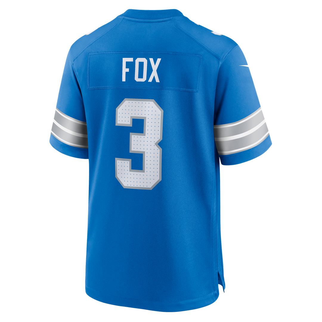 Detroit Lions Jack Fox Nike Team Game Jersey - Blue