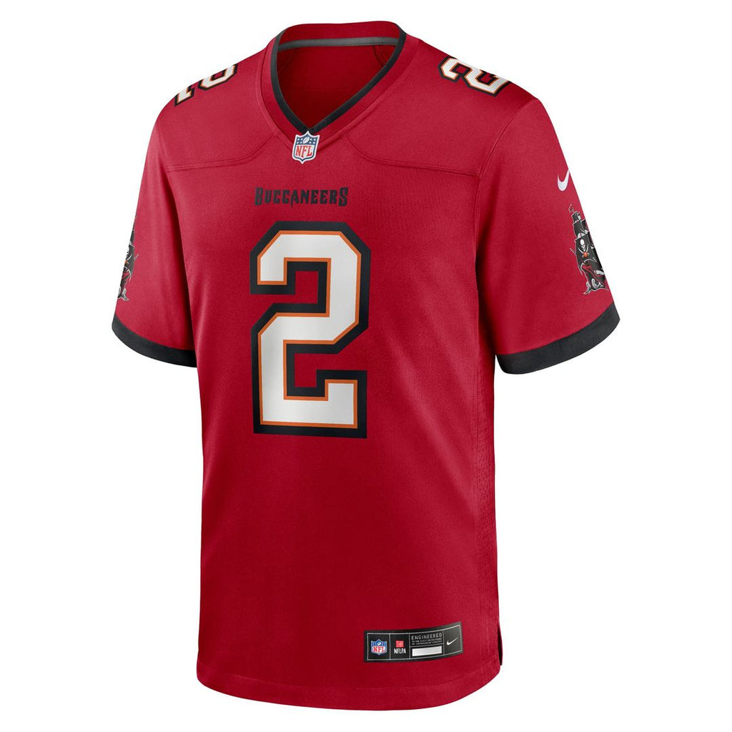 Tampa Bay Buccaneers Emeka Egbuka Nike Team Game Jersey - Red