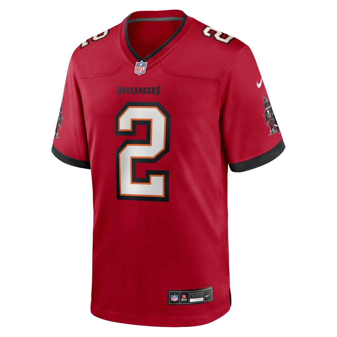 Tampa Bay Buccaneers Emeka Egbuka Nike Team Game Jersey - Red