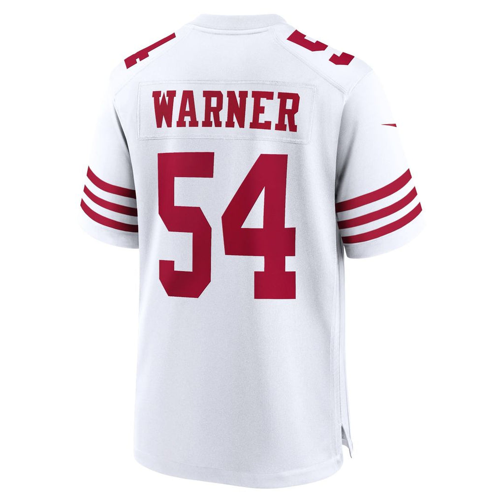 San Francisco 49ers Fred Warner Nike Player Game Jersey - Scarlet