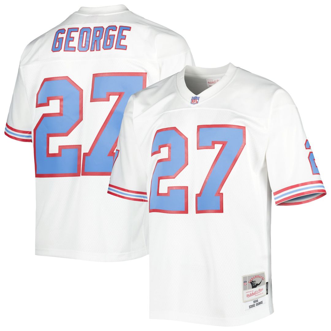 Houston Oilers Eddie George Mitchell & Ness Legacy Replica Jersey - White