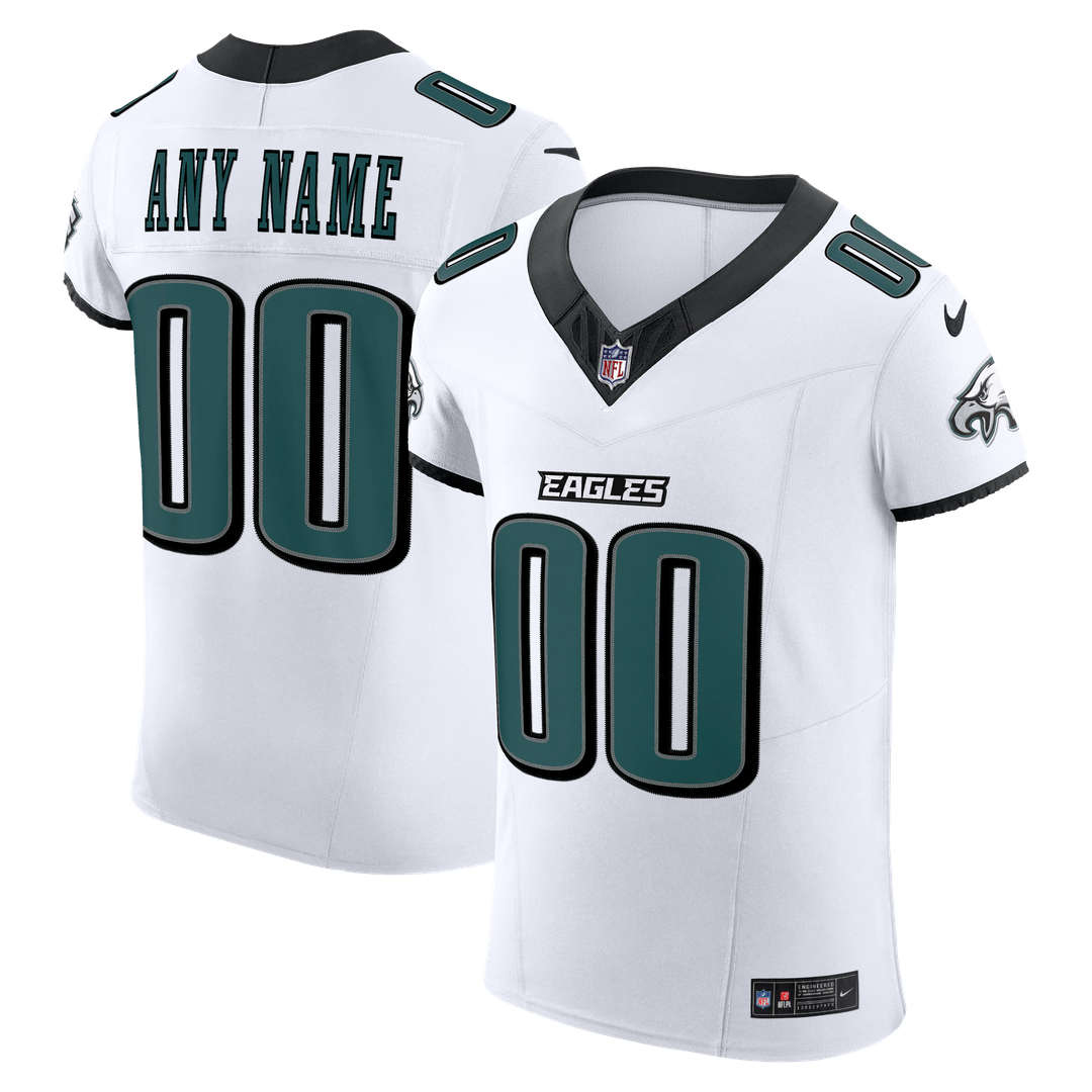 Philadelphia Eagles Nike Vapor F.U.S.E. Elite Custom Jersey - White