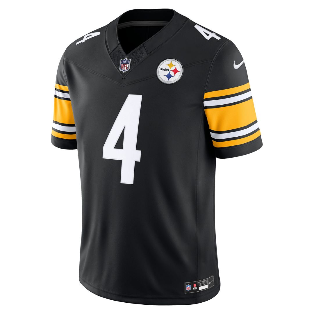 Pittsburgh Steelers DK Metcalf Nike Team Vapor F.U.S.E. Stitched Limited Jersey - Black