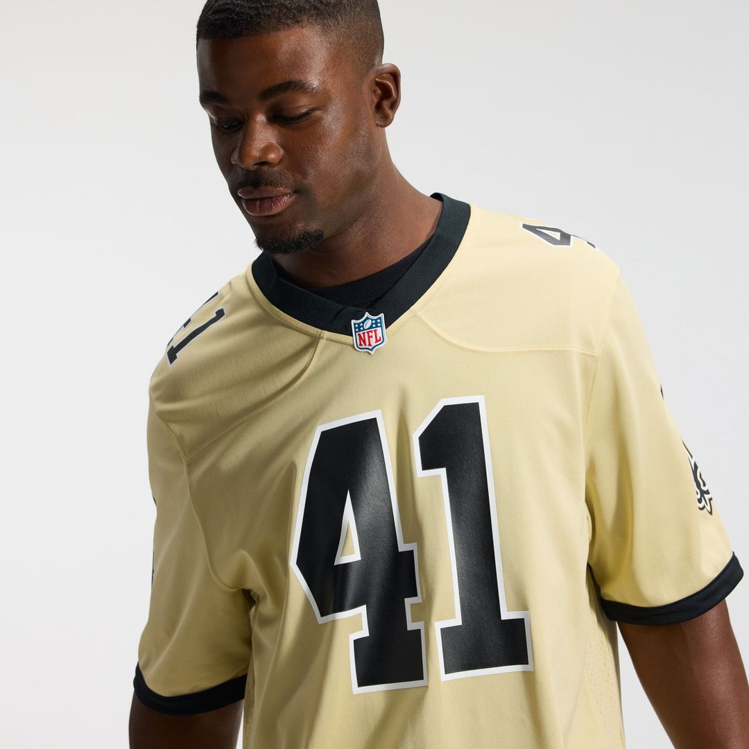 New Orleans Saints Alvin Kamara Nike Game Jersey - Black
