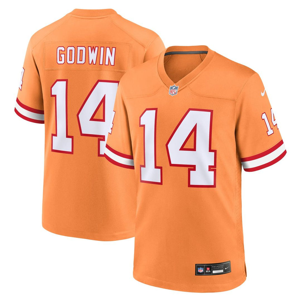 Tampa Bay Buccaneers Chris Godwin Nike Throwback Game Jersey - Orange