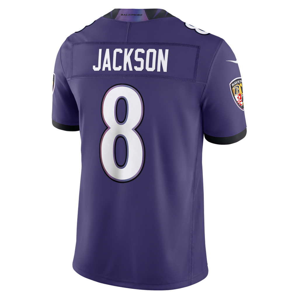 Baltimore Ravens Lamar Jackson Nike Alternate Alternate Vapor F.U.S.E. Stitched Limited Jersey - Black