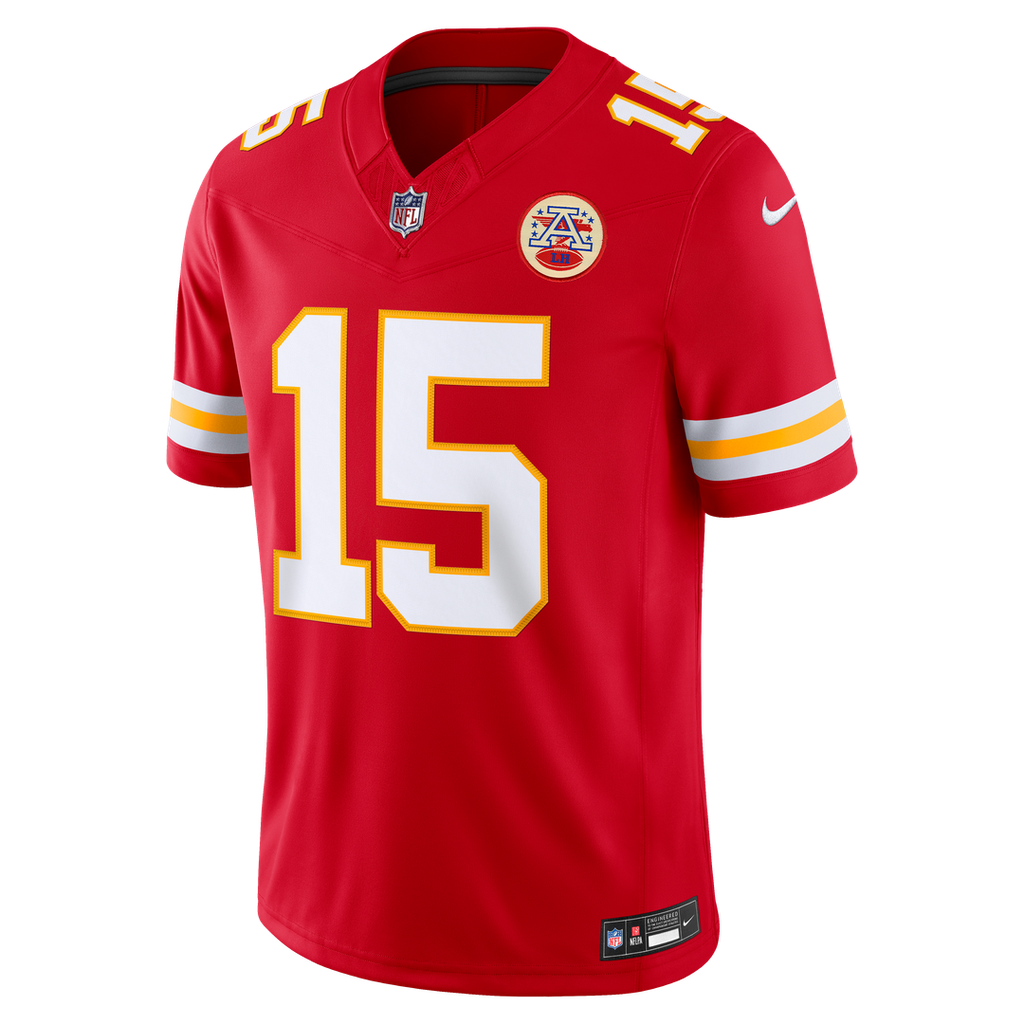 Kansas City Chiefs Patrick Mahomes Nike Vapor F.U.S.E. Stitched Limited Jersey - White