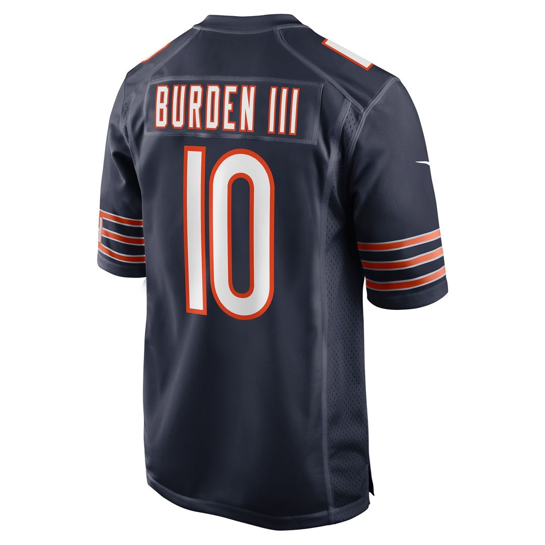 Chicago Bears Luther Burden III Nike Team Game Jersey - Navy