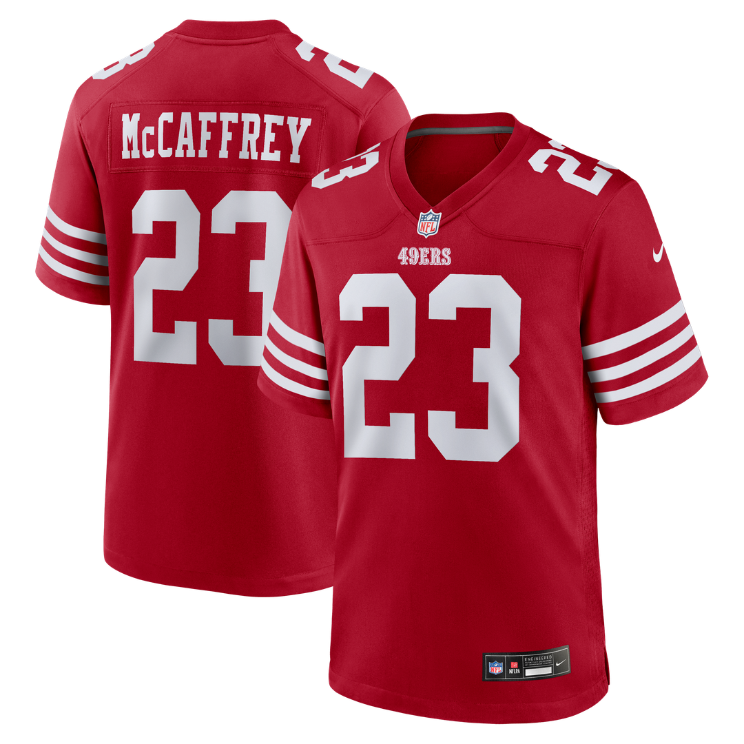 San Francisco 49ers Christian McCaffrey Nike Game Player Jersey - White