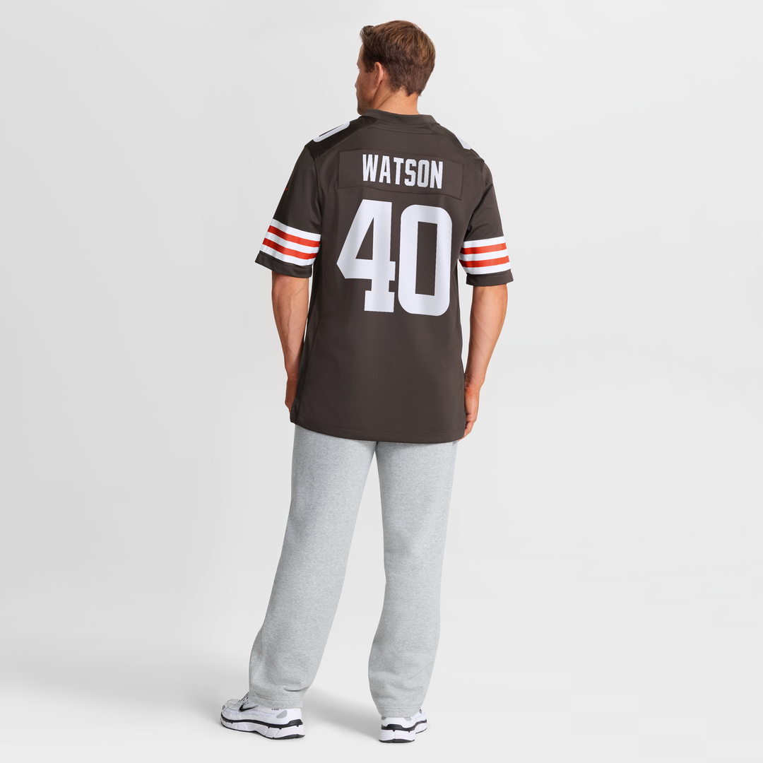 Cleveland Browns Nathaniel Watson Nike Team Game Jersey - Brown