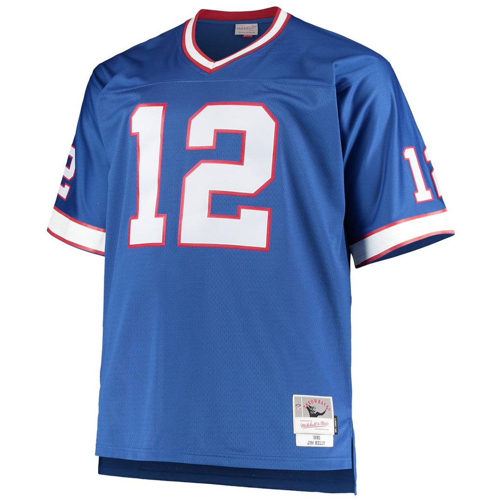Buffalo Bills Jim Kelly Mitchell & Ness Big & Tall 1990 Retired Player Replica Jersey - Royal