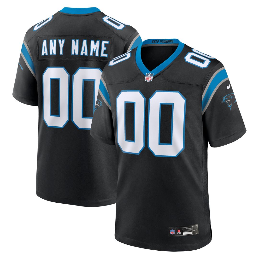 Carolina Panthers Nike Alternate Custom Game Jersey - Blue
