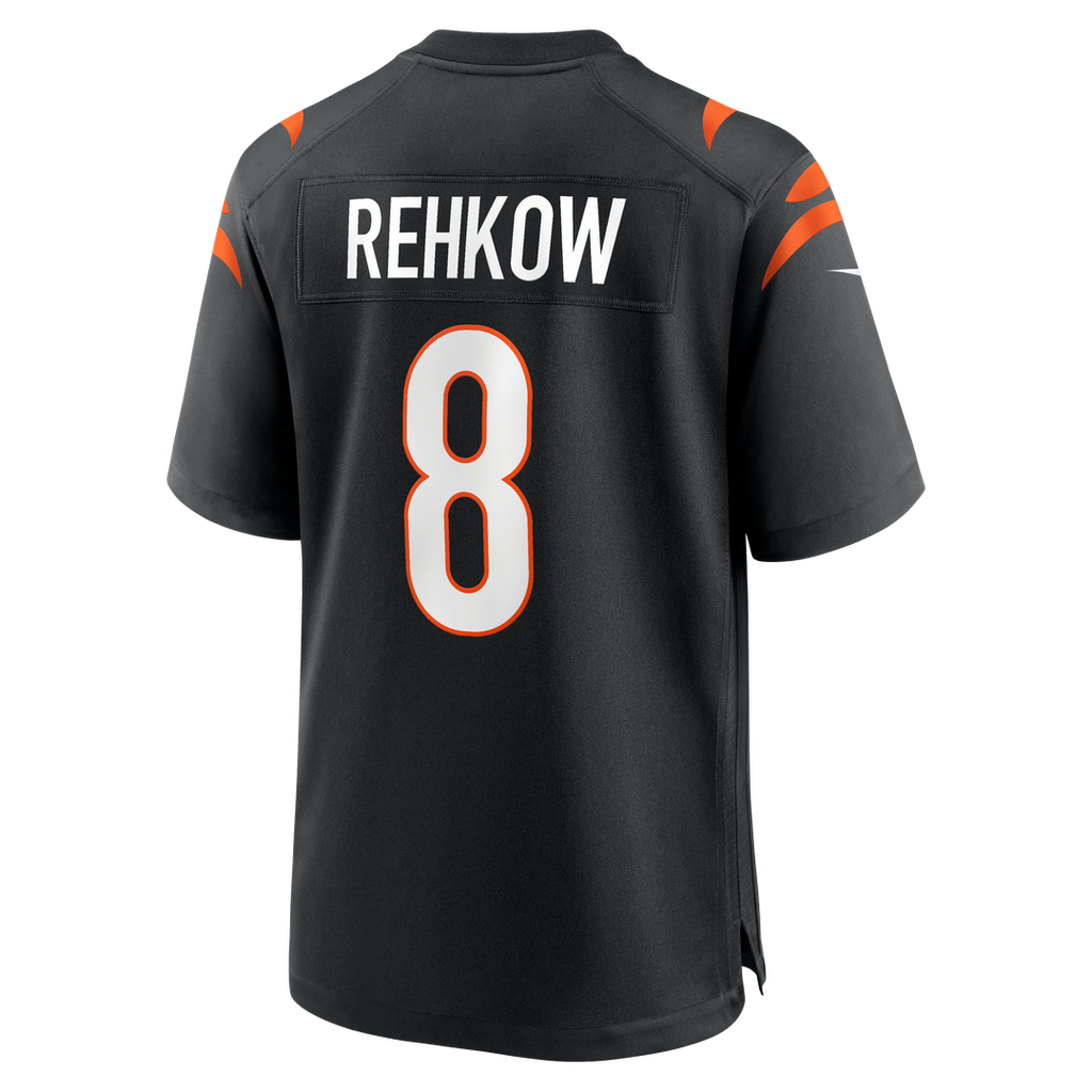 Cincinnati Bengals Ryan Rehkow Nike Game Jersey - Black