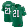 Philadelphia Eagles Eric Allen Nike Retired Player Alternate Game Jersey - Kelly Green