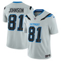 Detroit Lions Calvin Johnson Nike 2026 Rivalries Collection Stitched Limited Jersey - Silver