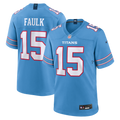 Tennessee Titans Keldric Faulk Nike Team Game Jersey - Light Blue