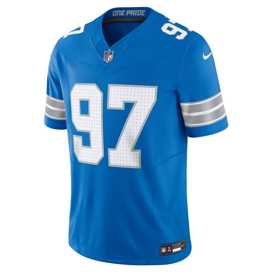 Detroit Lions Aidan Hutchinson Nike Team Vapor F.U.S.E. Limited Jersey - Blue