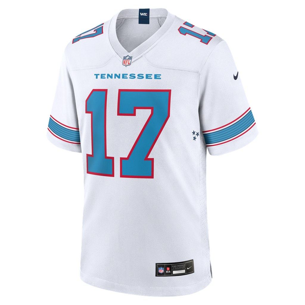 Tennessee Titans Chimere Dike Nike Team Game Jersey - Light Blue