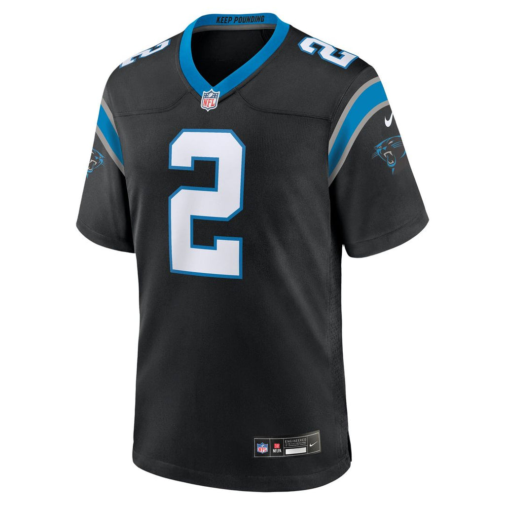 Carolina Panthers Mike Jackson Nike Game Jersey - Black