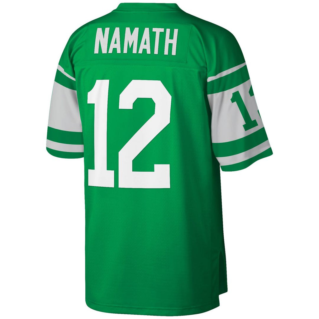 New York Jets Joe Namath Mitchell & Ness Big & Tall 1968 Retired Player Replica Jersey - Green