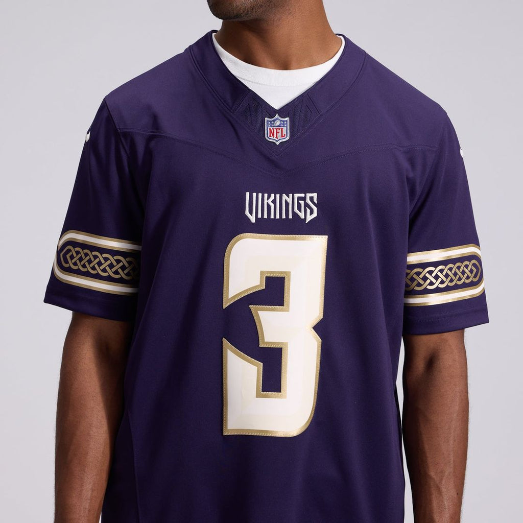 Minnesota Vikings Jordan Addison Nike 2026 Rivalries Collection Stitched Limited Jersey - Purple
