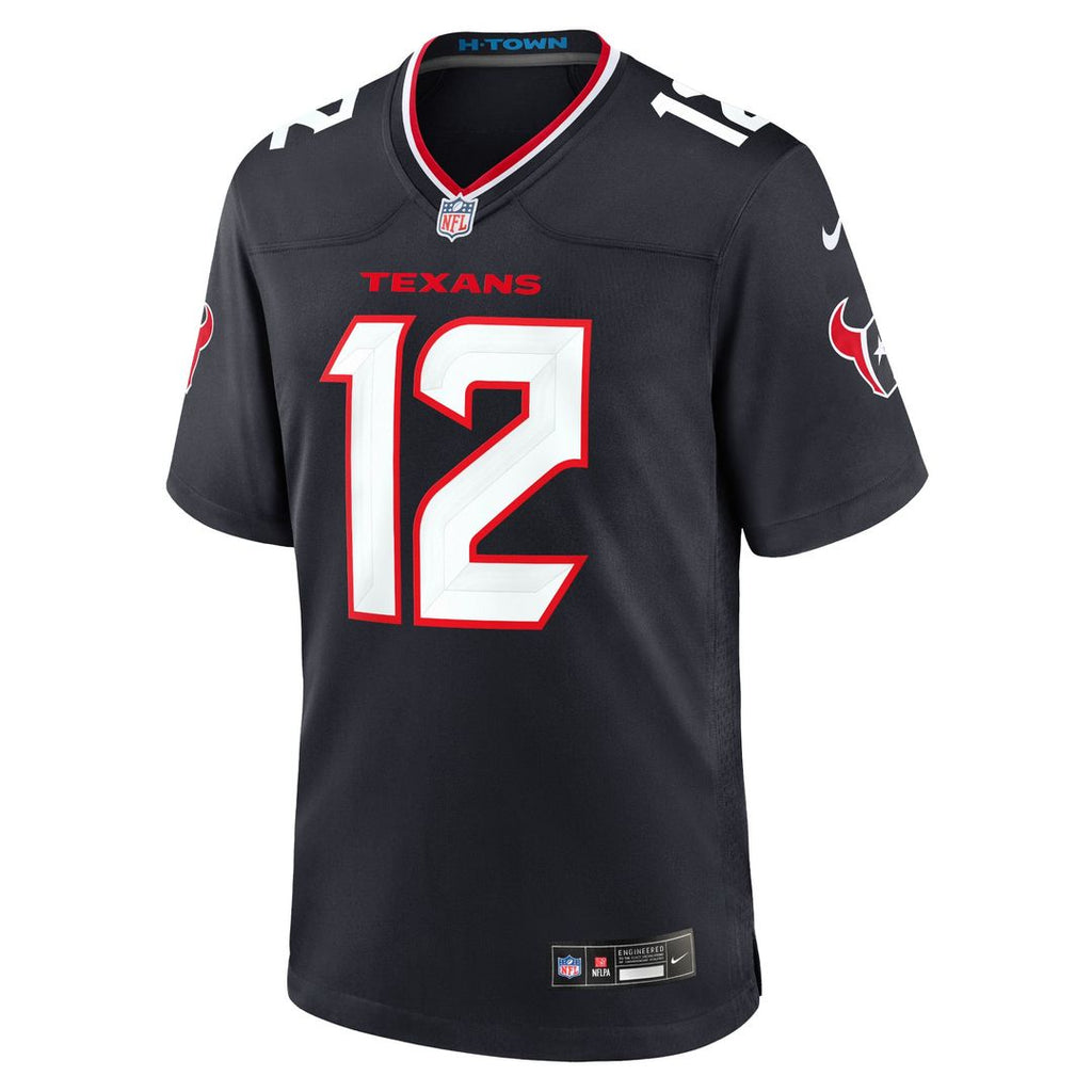 Houston Texans Nico Collins Nike Alternate Game Jersey - Red