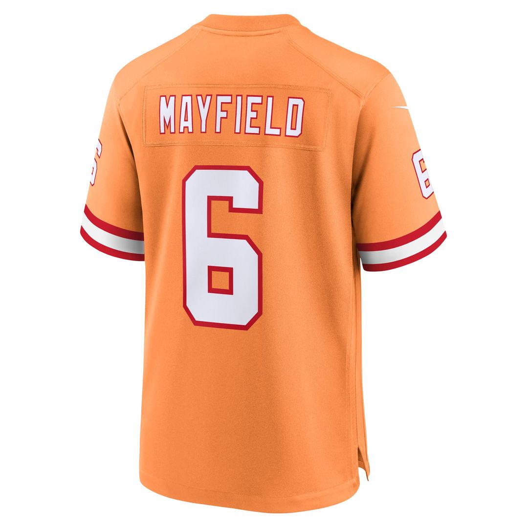 Tampa Bay Buccaneers Baker Mayfield Nike Alternate Game Player Jersey - Pewter