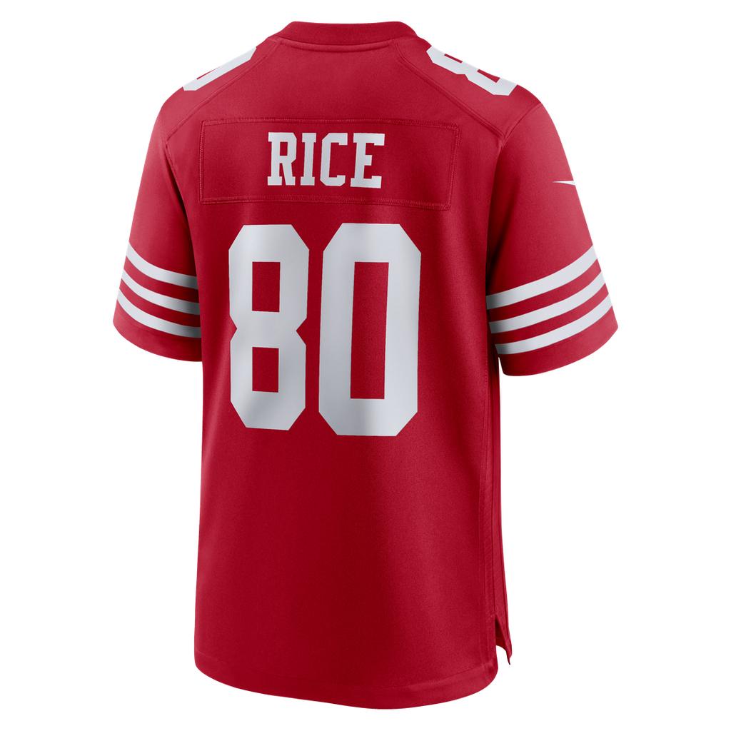 San Francisco 49ers Jerry Rice Nike Retired Game Player Jersey - Scarlet