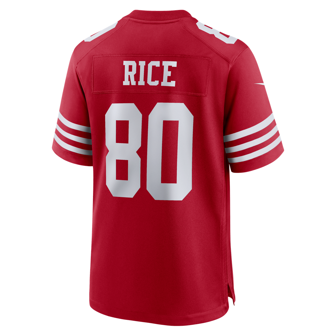 San Francisco 49ers Jerry Rice Nike Retired Game Player Jersey - Scarlet