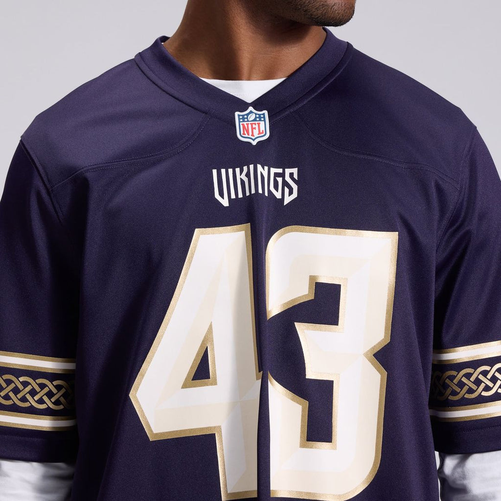 Minnesota Vikings Andrew Van Ginkel Nike 2026 Rivalries Collection Game Jersey - Purple