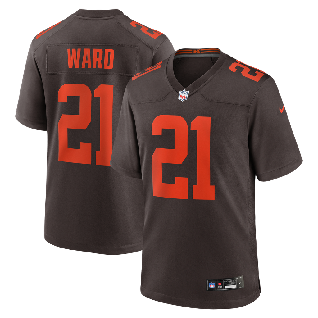 Cleveland Browns Denzel Ward Nike Alpha Dawg Game Jersey - Brown