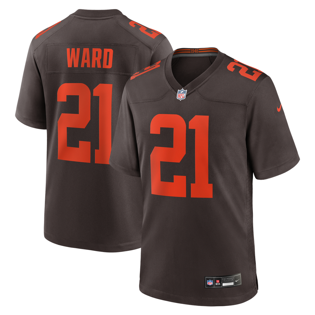 Cleveland Browns Denzel Ward Nike Alpha Dawg Game Jersey - Brown