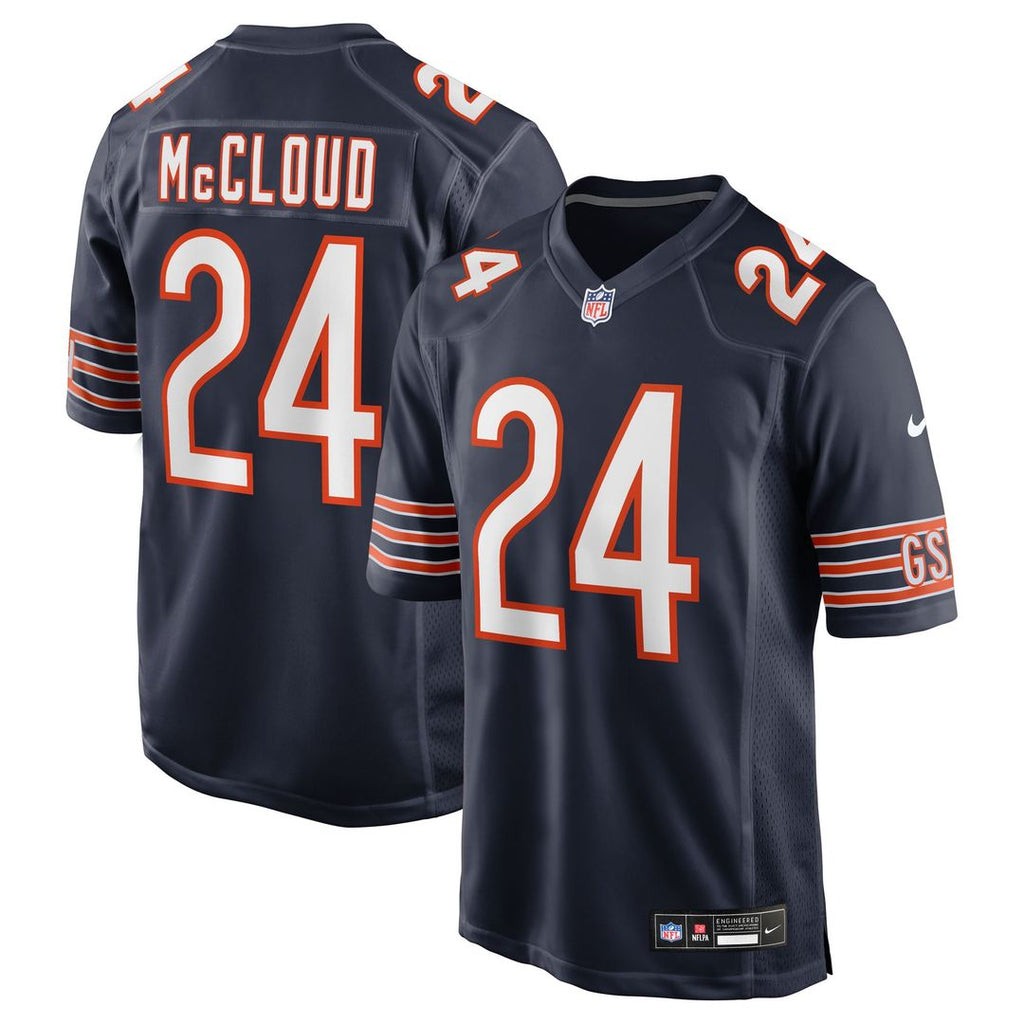 Chicago Bears Nick McCloud Nike Team Game Jersey - Navy