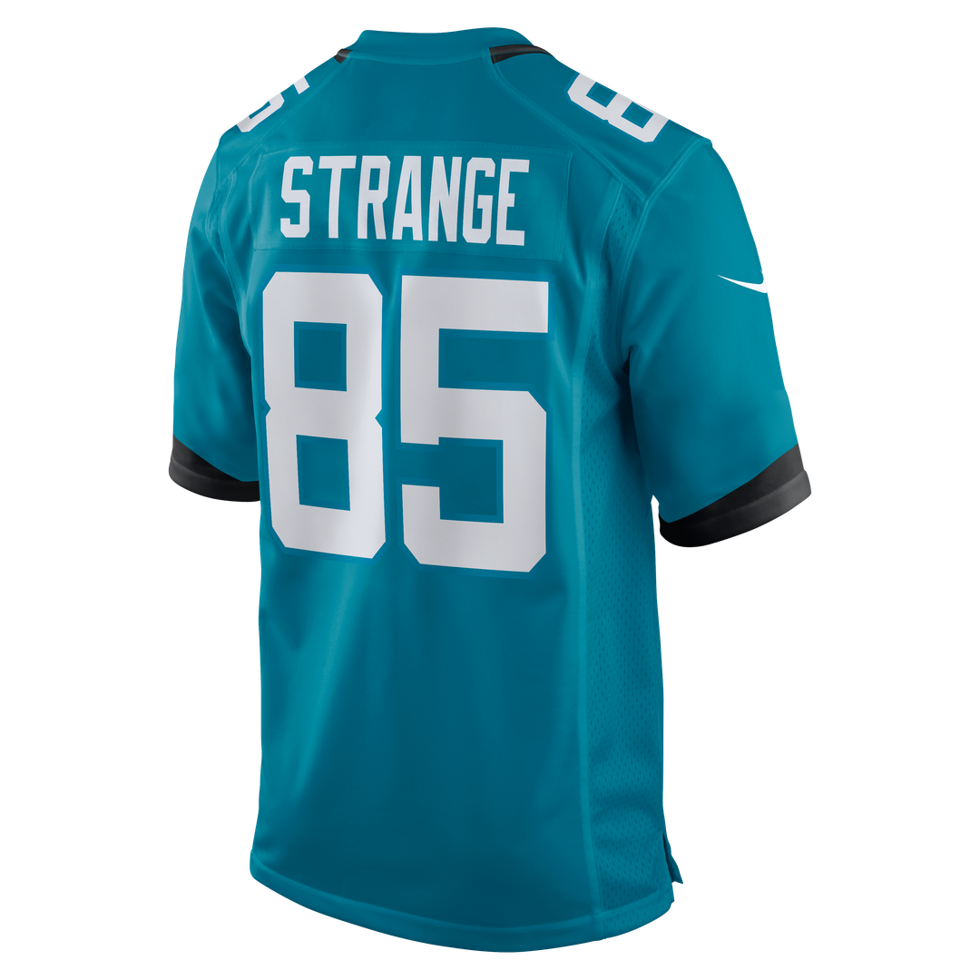 Jacksonville Jaguars Brenton Strange Nike Team Game Jersey - Teal