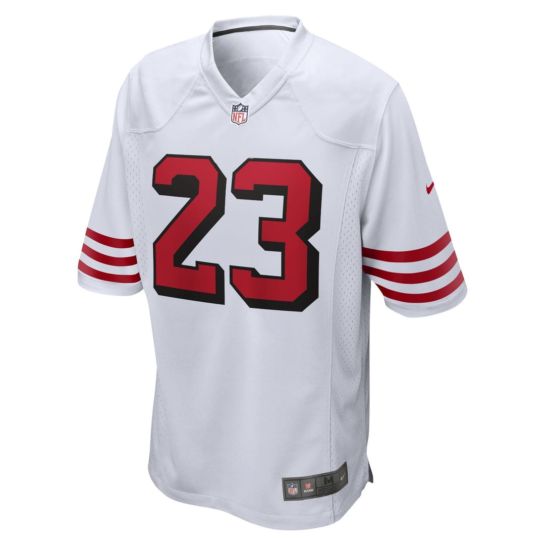 San Francisco 49ers Christian McCaffrey Nike Game Jersey - White