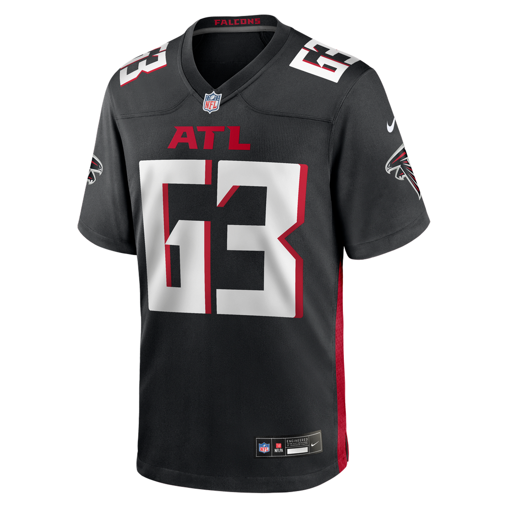 Atlanta Falcons Chris Lindstrom Nike Game Jersey - Black
