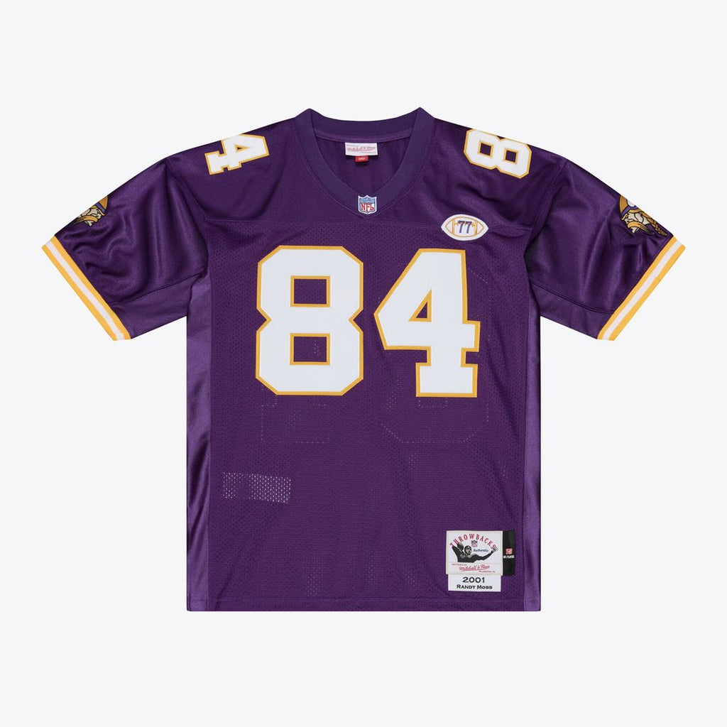 Minnesota Vikings Randy Moss Mitchell & Ness 2001 Authentic Throwback Jersey - Purple