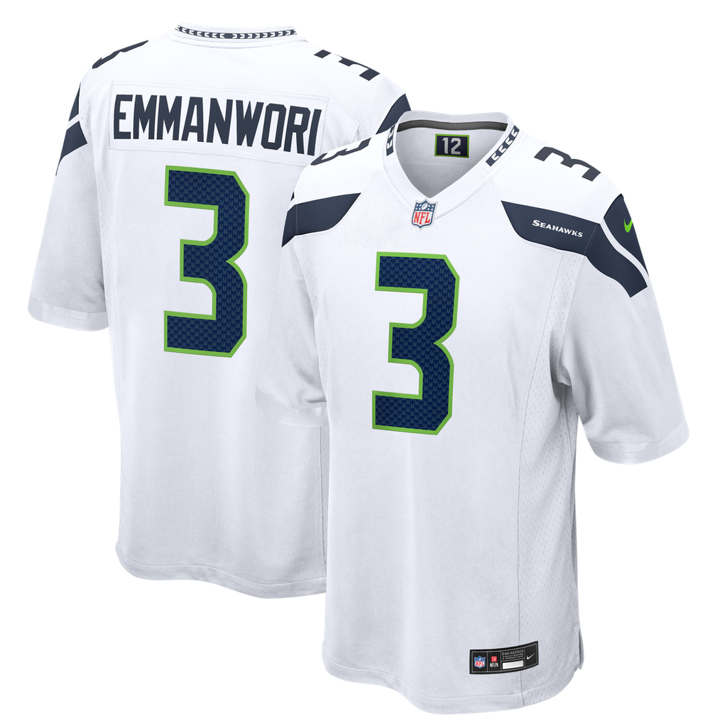 Seattle Seahawks Nick Emmanwori Nike Game Jersey - White