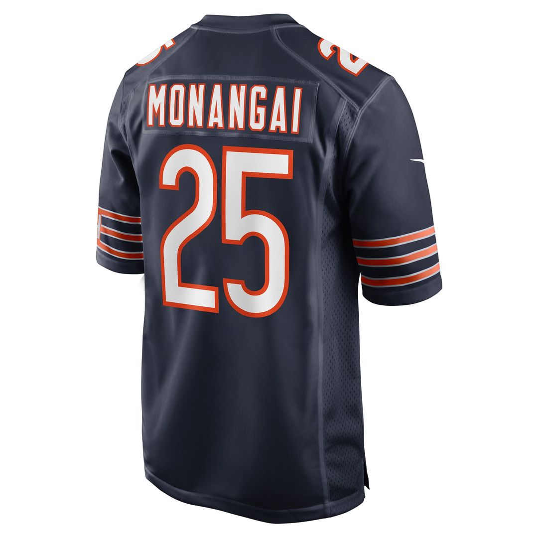 Chicago Bears Kyle Monangai Nike Team Game Jersey - Navy