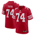 San Francisco 49ers Brett Toth Nike Team Game Jersey - Scarlet