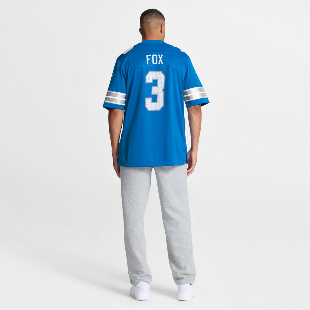 Detroit Lions Jack Fox Nike Team Game Jersey - Blue