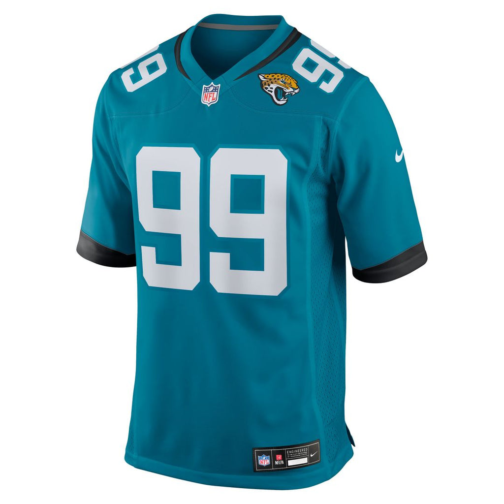 Jacksonville Jaguars Ruke Orhorhoro Nike Team Game Jersey - Teal