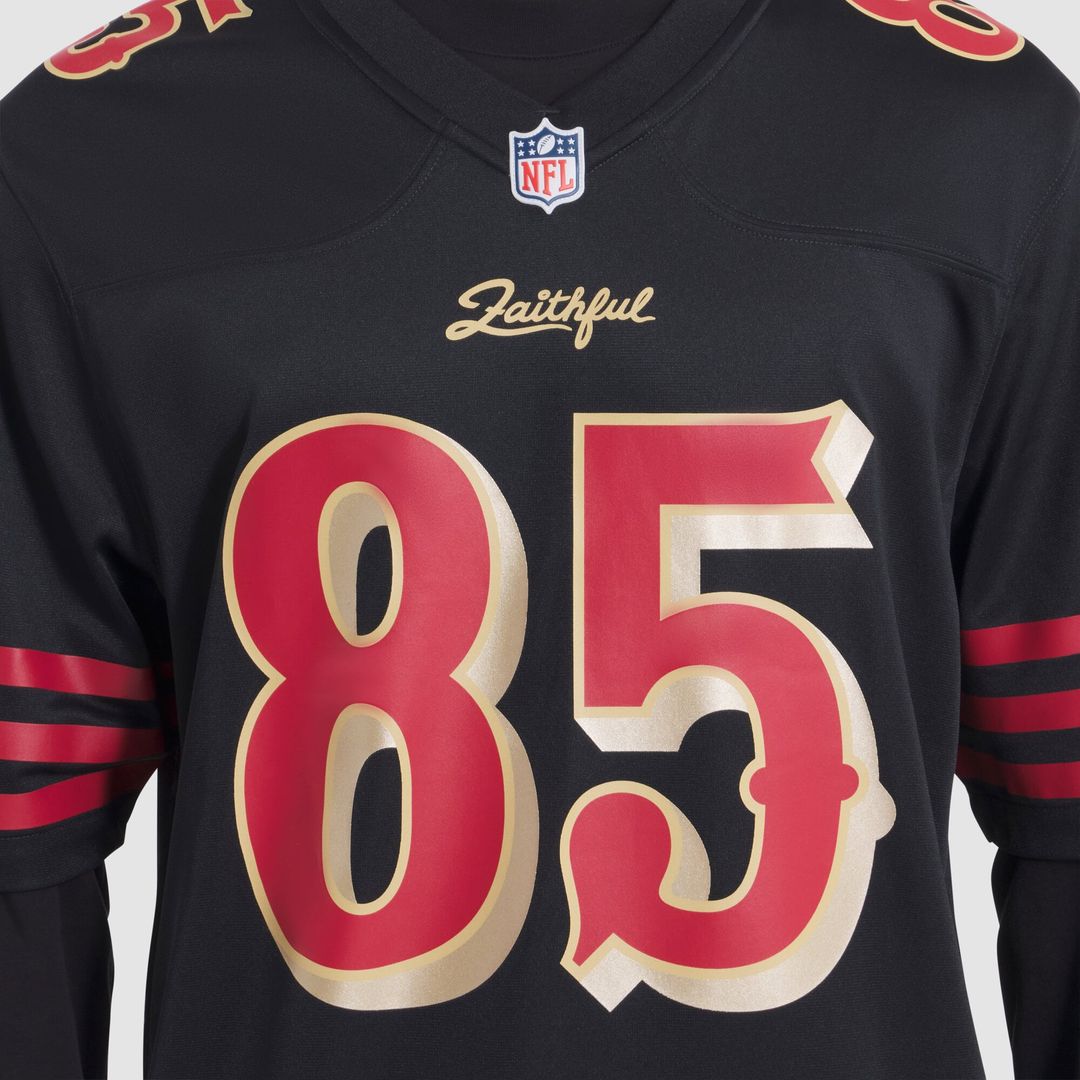 San Francisco 49ers George Kittle Nike Rivalries Collection Game Jersey - Black