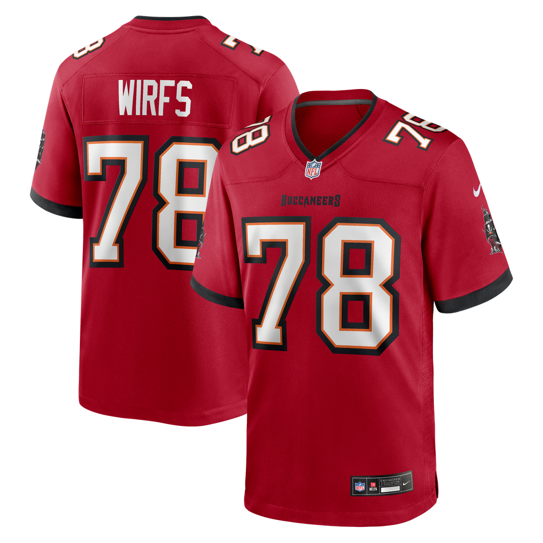 Tampa Bay Buccaneers Tristan Wirfs Nike Player Game Jersey - Red