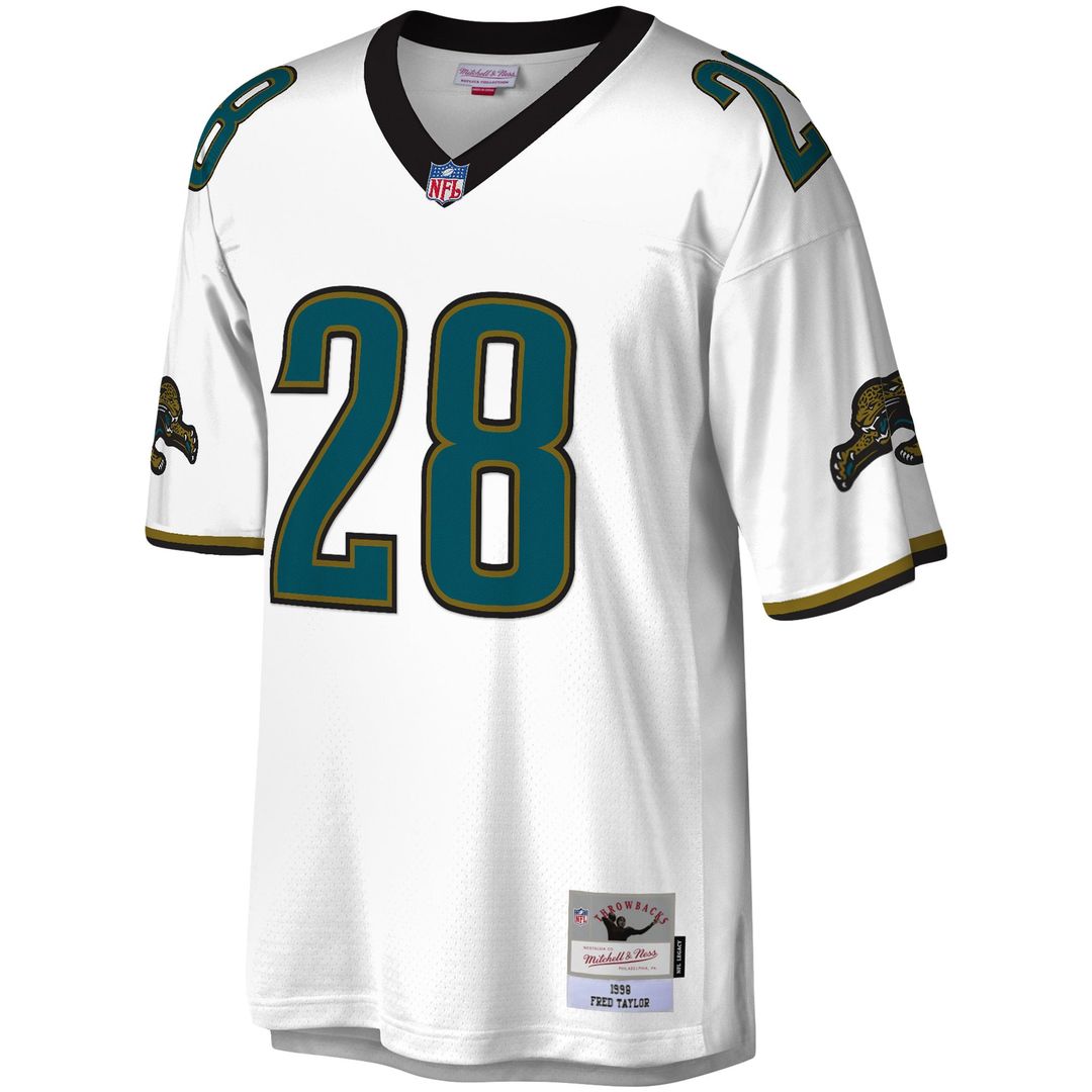 Jacksonville Jaguars Fred Taylor Mitchell & Ness Legacy Replica Jersey - White