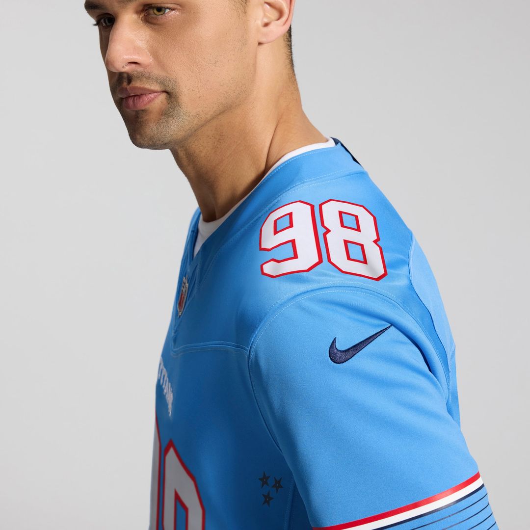 Tennessee Titans Jeffery Simmons Nike Vapor F.U.S.E. Stitched Limited Jersey - White