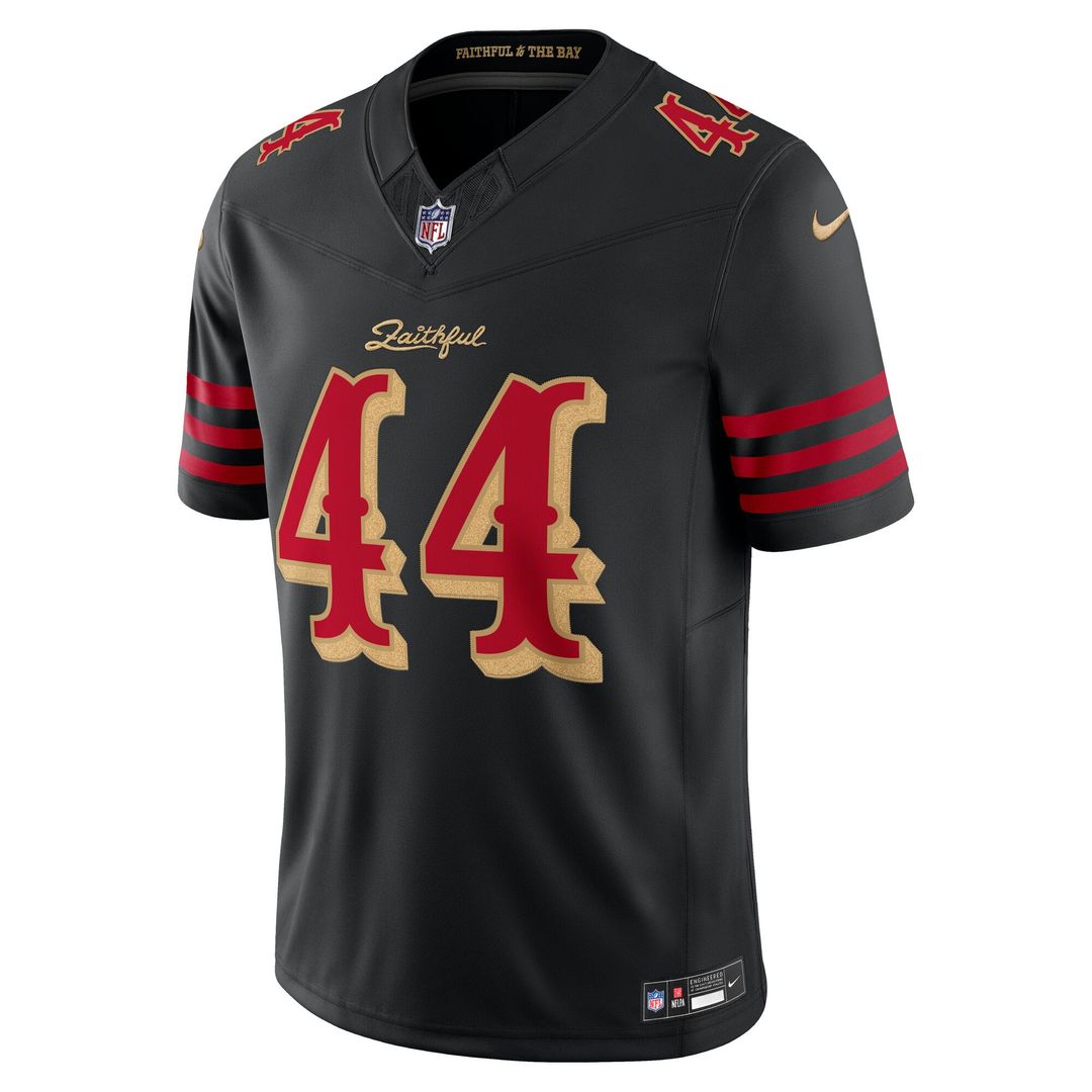 San Francisco 49ers Kyle Juszczyk Nike Rivalries Collection Stitched Limited Jersey - Black