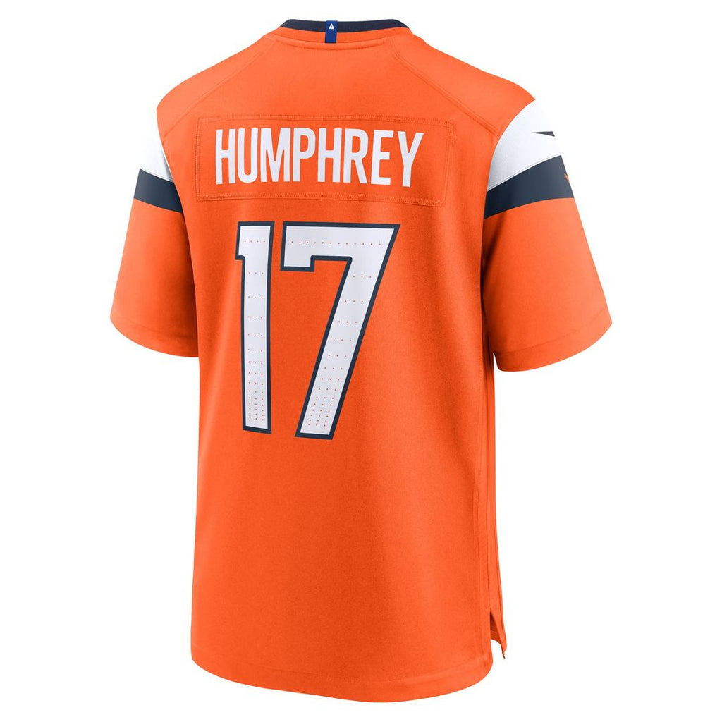 Denver Broncos Lil'Jordan Humphrey Nike Team Game Jersey - Orange